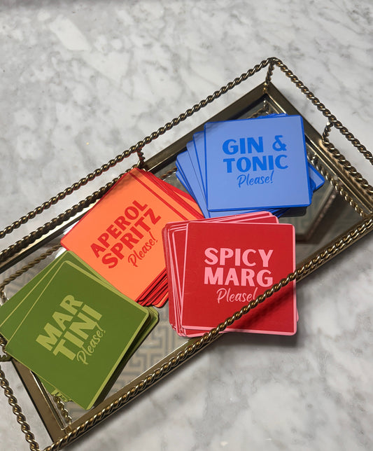 Custom Party Coasters (Set of 12)