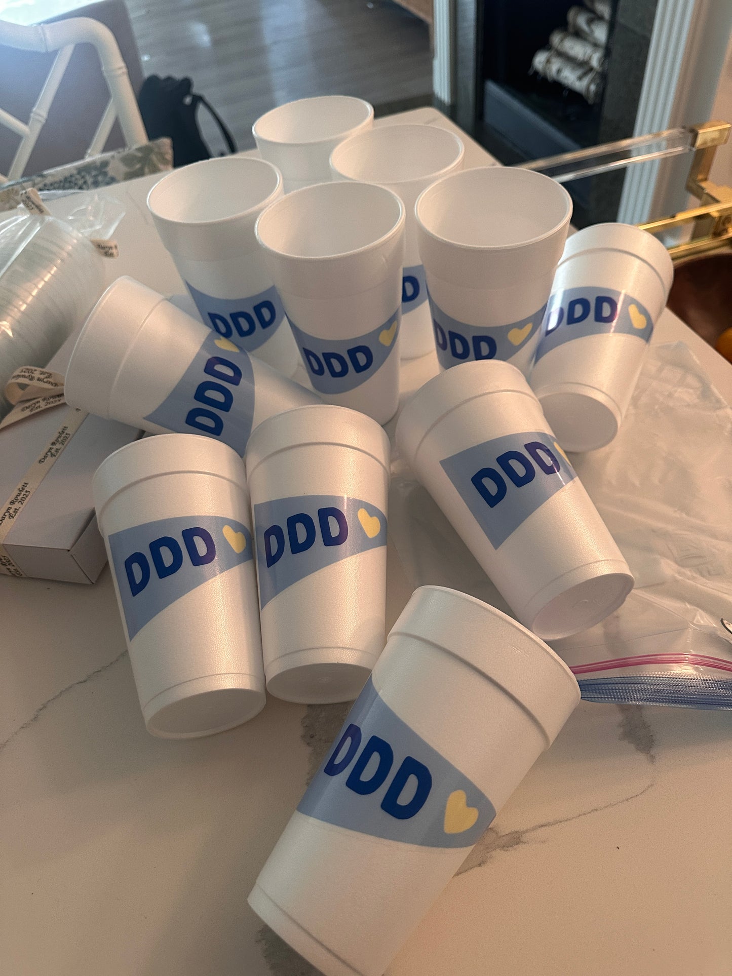 Custom 20oz Styrofoam Cups
