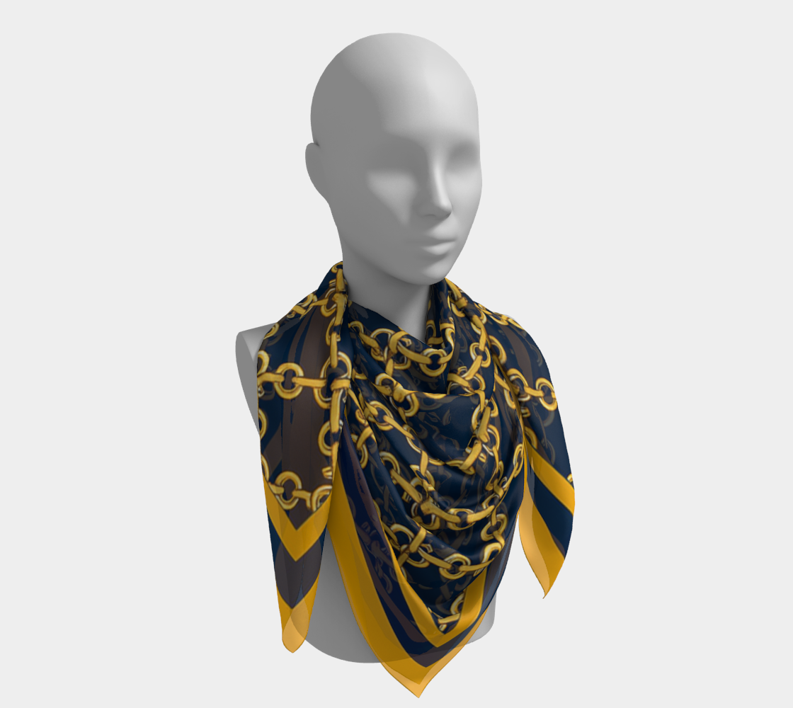 Go Scots Scarf in Blue