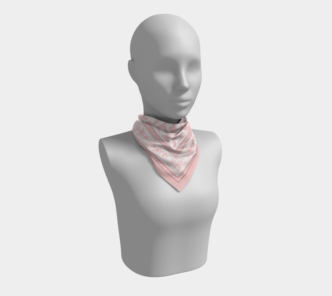 Pink Chinoiserie Scarf
