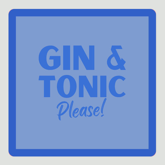 Gin + Tonic Please! Party Coasters (Set of 12)