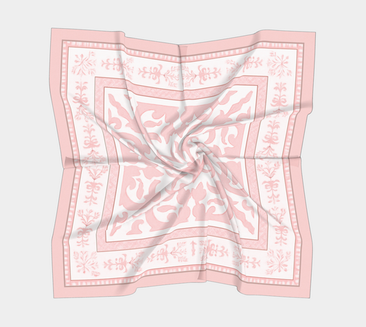Pink Chinoiserie Scarf