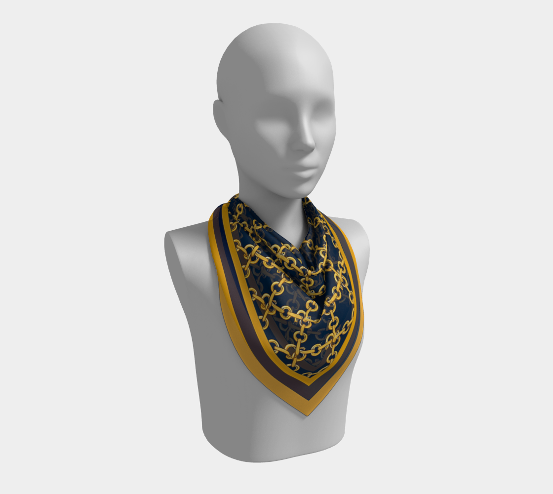 Go Scots Scarf in Blue