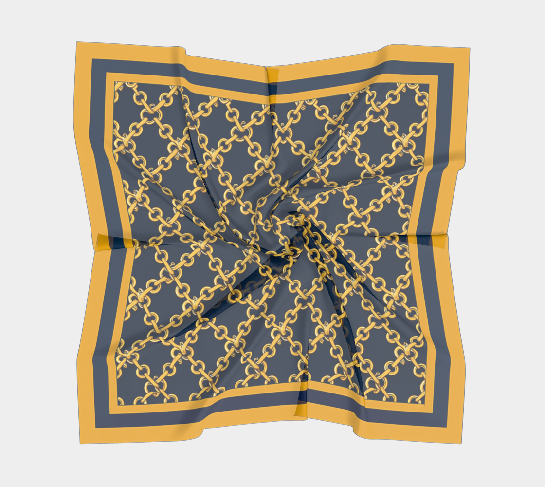 Go Scots Scarf in Blue