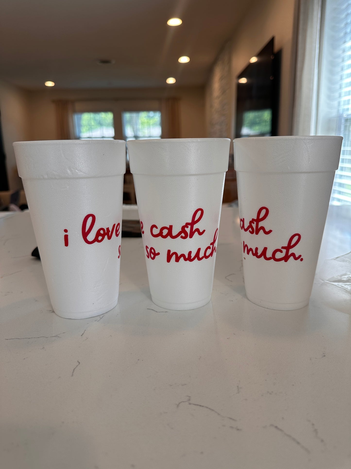 Custom 20oz Styrofoam Cups