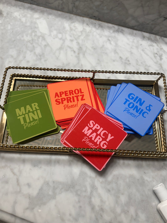Spicy Marg Please! Party Coasters (Set of 12)