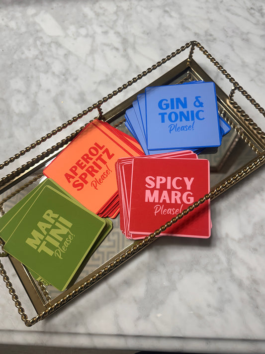 Gin + Tonic Please! Party Coasters (Set of 12)