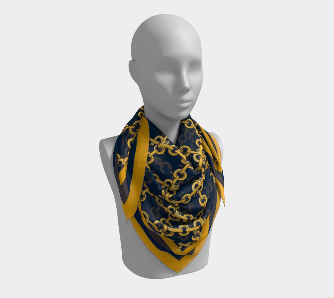 Go Scots Scarf in Blue
